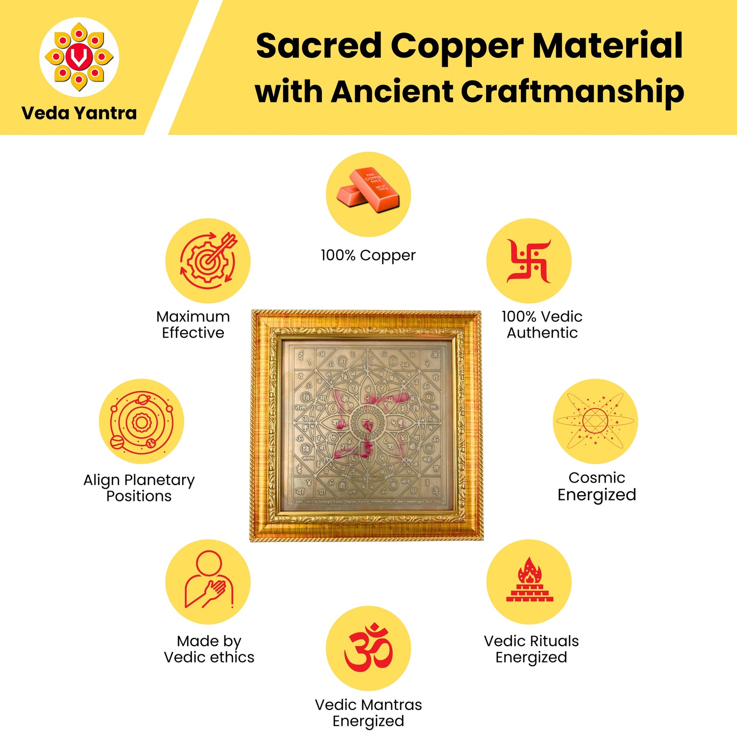 Sacred Copper Material with Ancient Craftmanship - VedaYantra